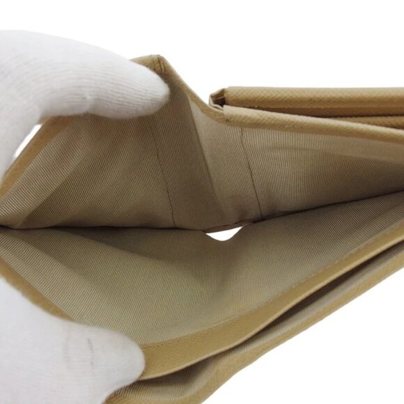 BURBERRY W hook wallet embossed PVC and leather Authentic Used - Picture 8 of 10